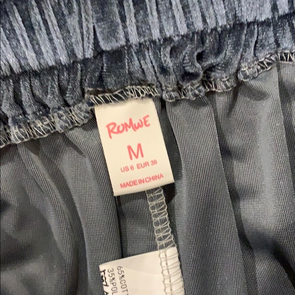 Velvet flowy pants - Picture 3 of 3